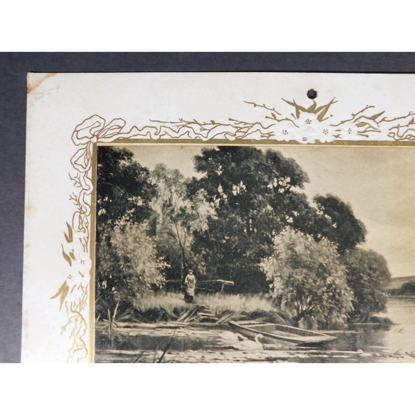 C. M. Seaver 1899 Calendar Williamstown Vermont - Stream Scene