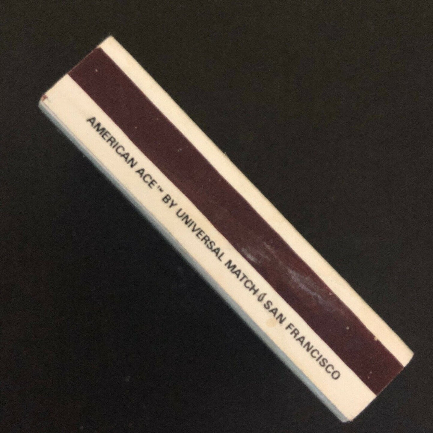 c1970's-80's Vintage Wooden Matchbox Matchbook Crossroads Restaurant Orinda, CA