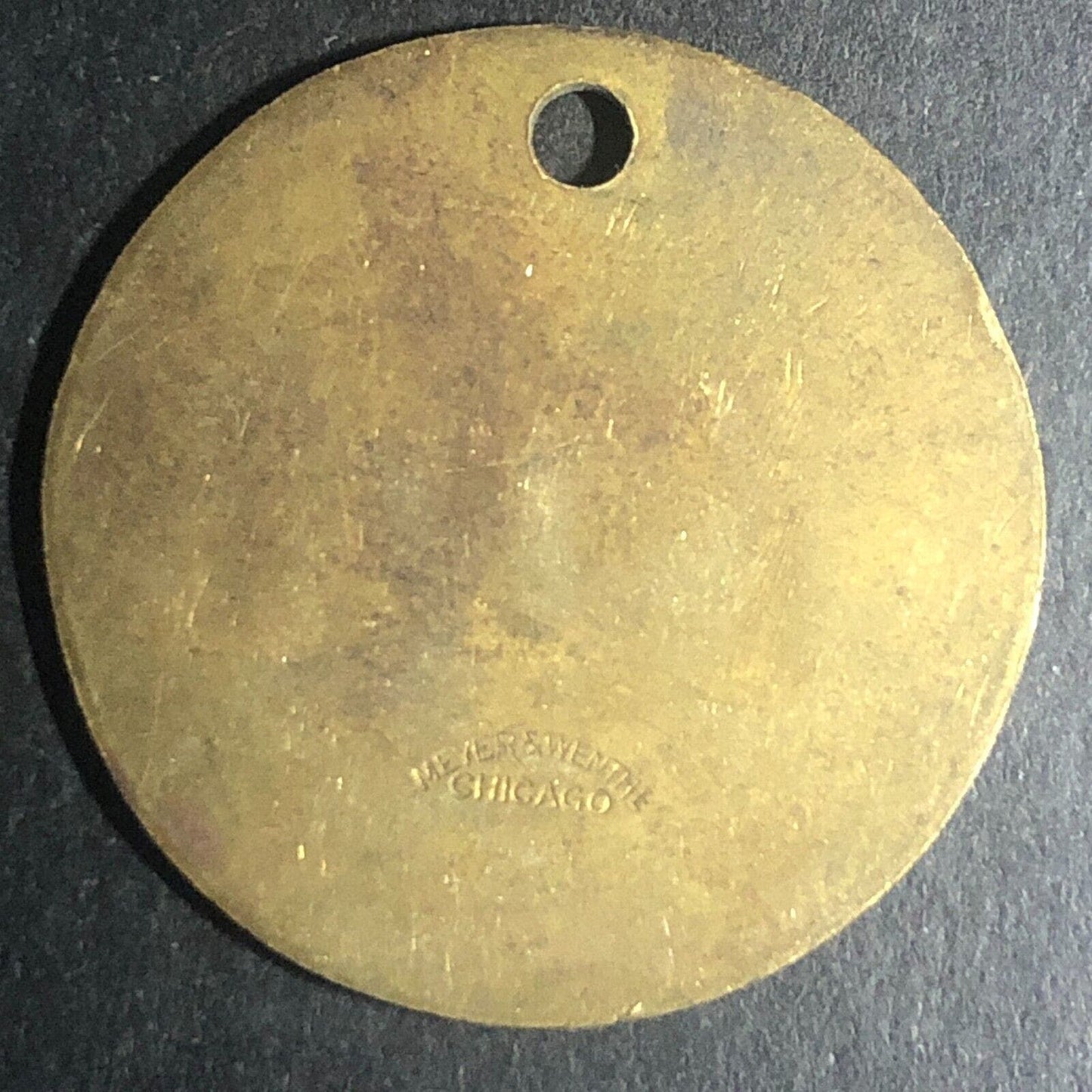 Anaconda Copper Mining Co. Bonner, MONT MT Brass Tool Check Tag #104 Scarce