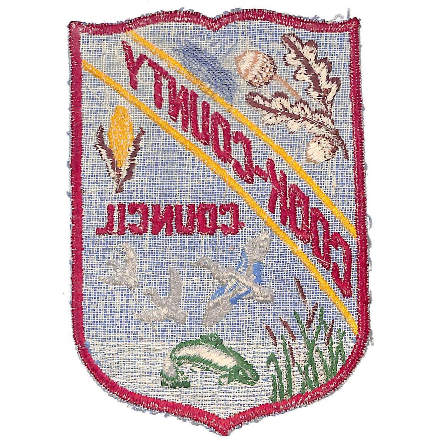 Cook County Council Vintage Embroidered Patch - Outdoors / Hunting / Farm Theme