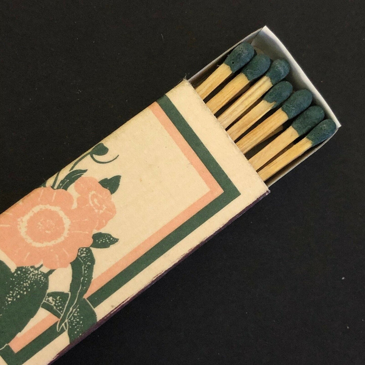 c1980's-90's Wooden Matchbox Matchbook "Cafe Promenade" Boston, MA