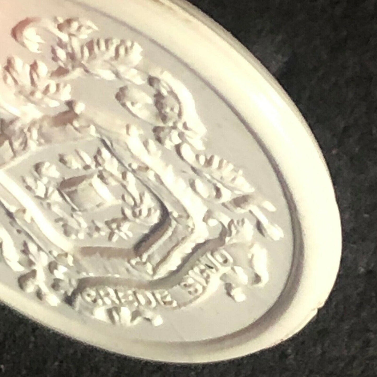 Rochdale Transport England Plastic Token White 1D 21mm c50's-60's