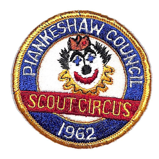 BSA Patch Piankeshaw Council Scout Circus 1962 Clown VGC Scarce