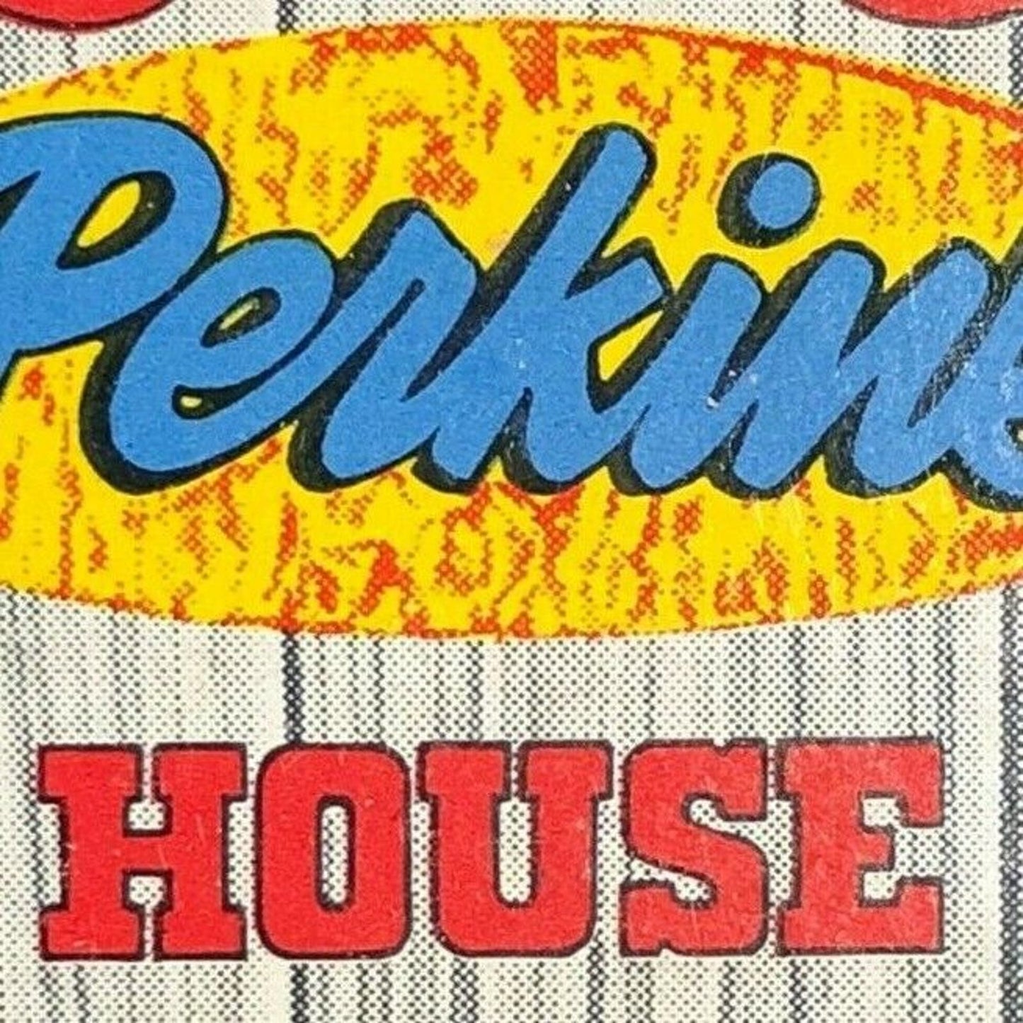 1980's Full Matchbook "Perkins House" Pancakes Waffles