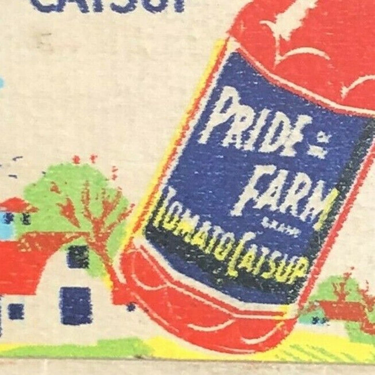 Scarce 1930's-40's Full Matchbook - "Pride Farm" "Tomato Catsup"