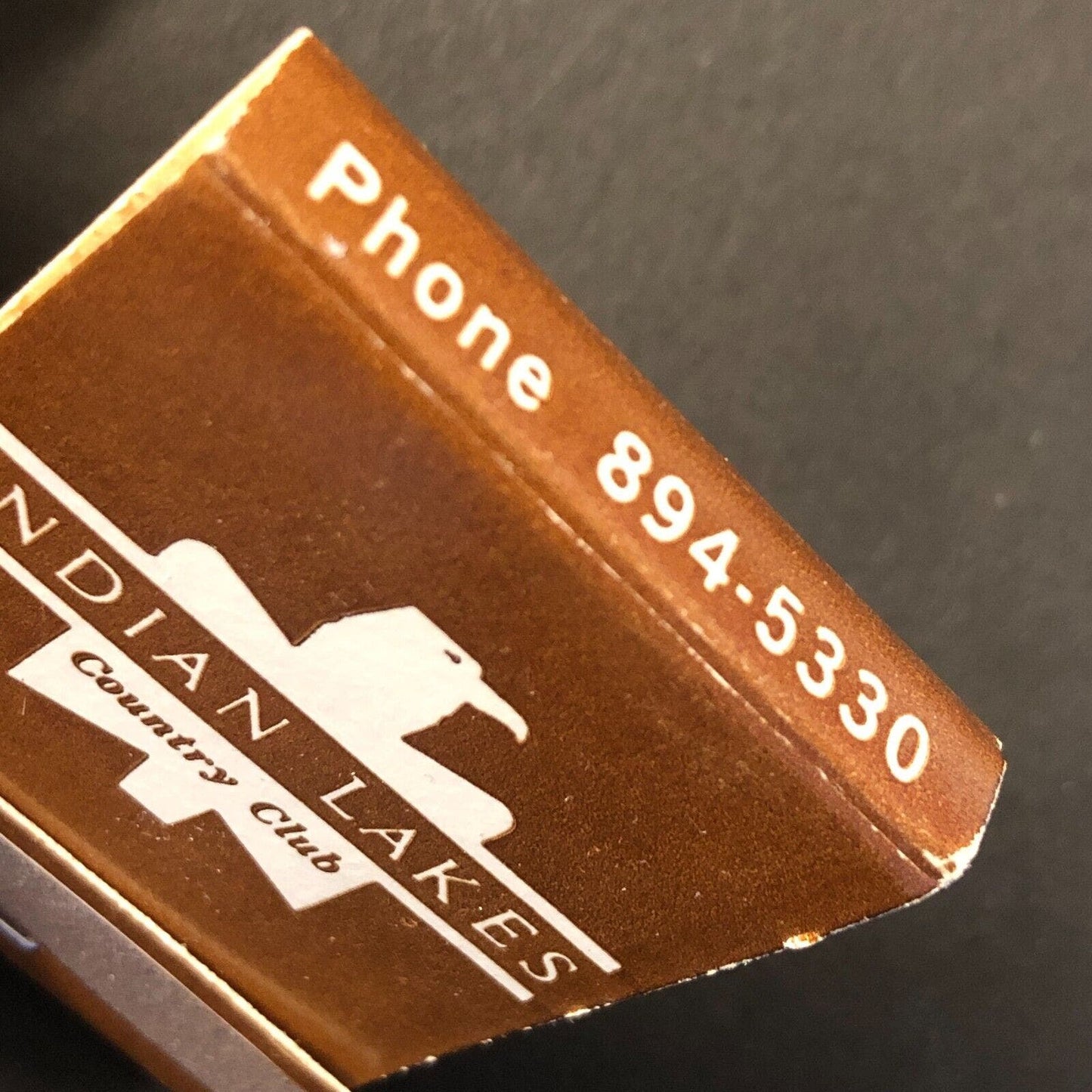 Indian Lakes Country Club Bloomingdale, IL Vintage Full Matchbook c1960's Scarce