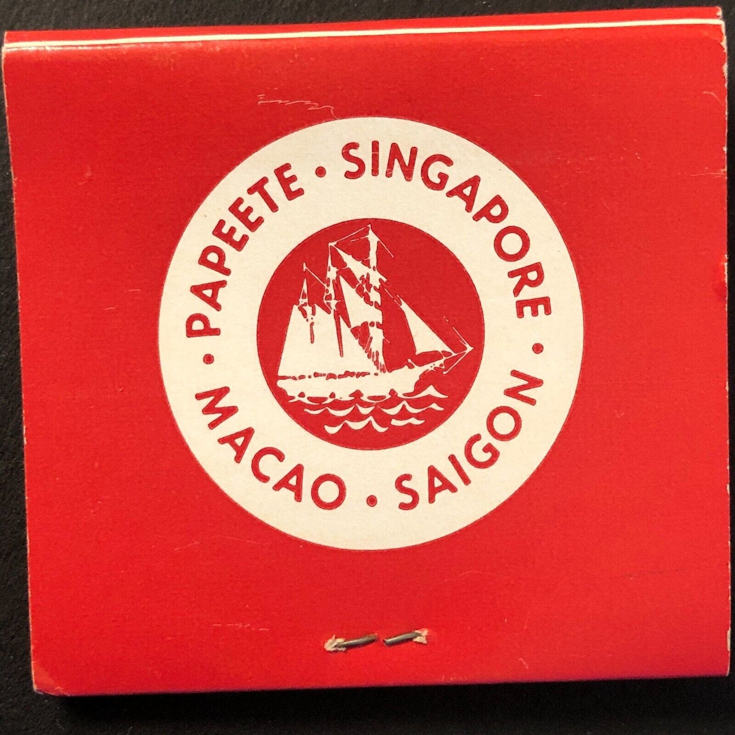 Kon Tiki Ports Dallas Vintage Full Matchbook c1960's-73 VGC