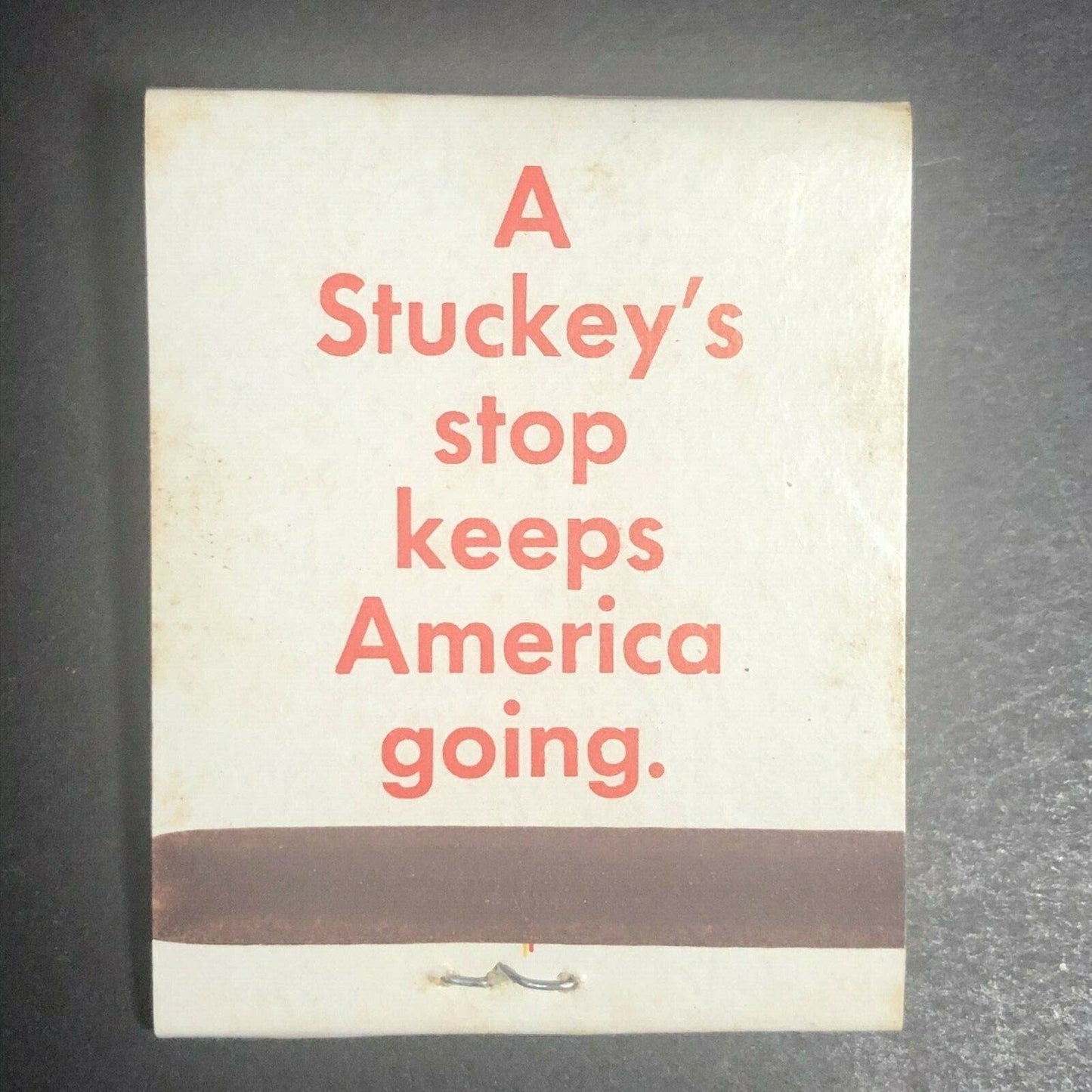 1960's-70's Full Matchbook - "A Stuckey's Stop Keeps America Going"