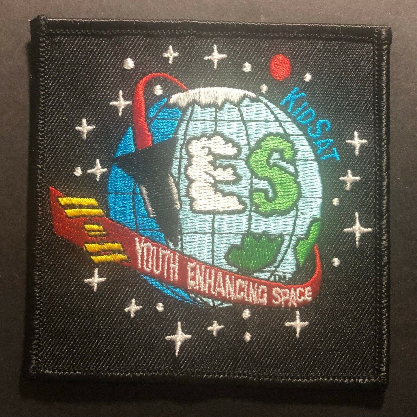 Vintage NASA Shuttle Kidstat "YES" Youth Enhancing Space - Embroidered Patch