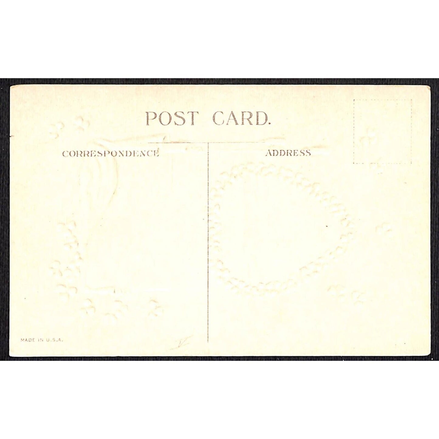 St. Patrick's Day Postcard "May Your Dear Irish Heart.." NP c1909-15 VGC
