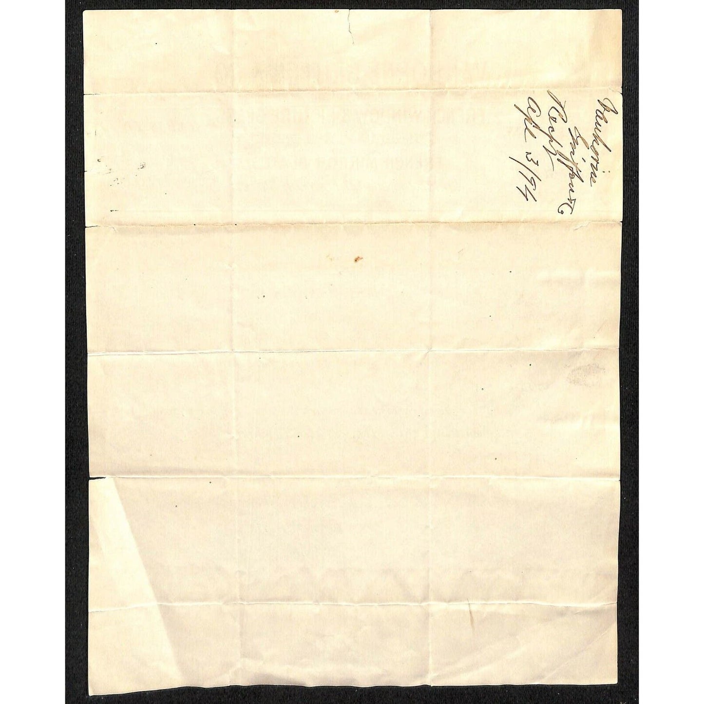 1894 Franklin St. NY Letterhead Vanhorne, Griffen French Windows Plate Glass