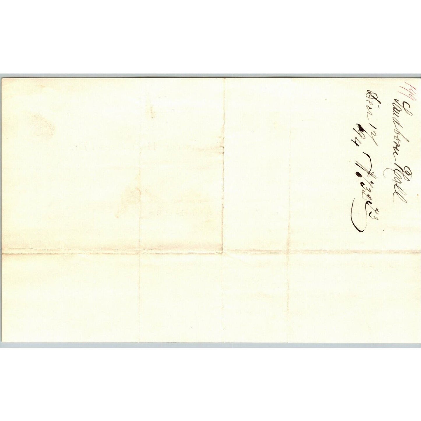 1894 Flushing, LI, NY Letterhead Sanford Hall (Sanitarium) Bill for Treatment