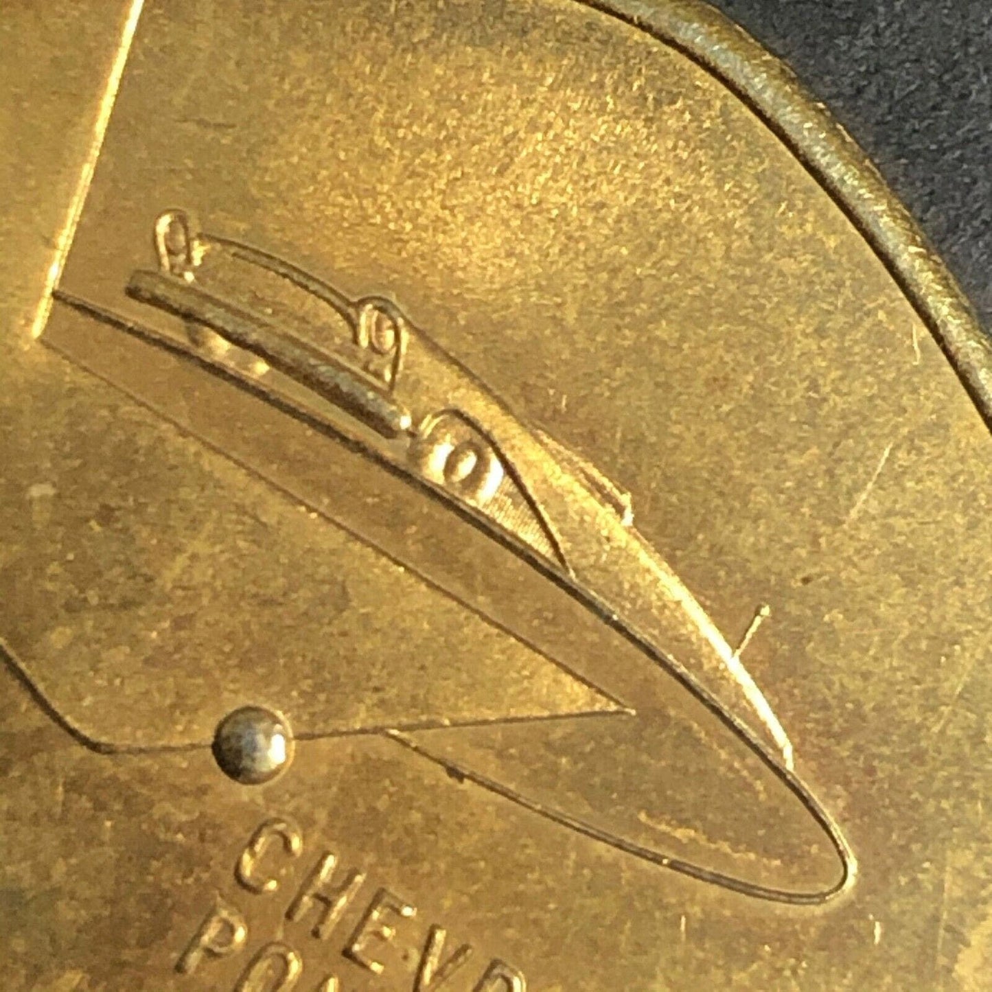 35mm Brass GM General Motors 1955 Motorama Spinner Token - Fauver Coll. VGC