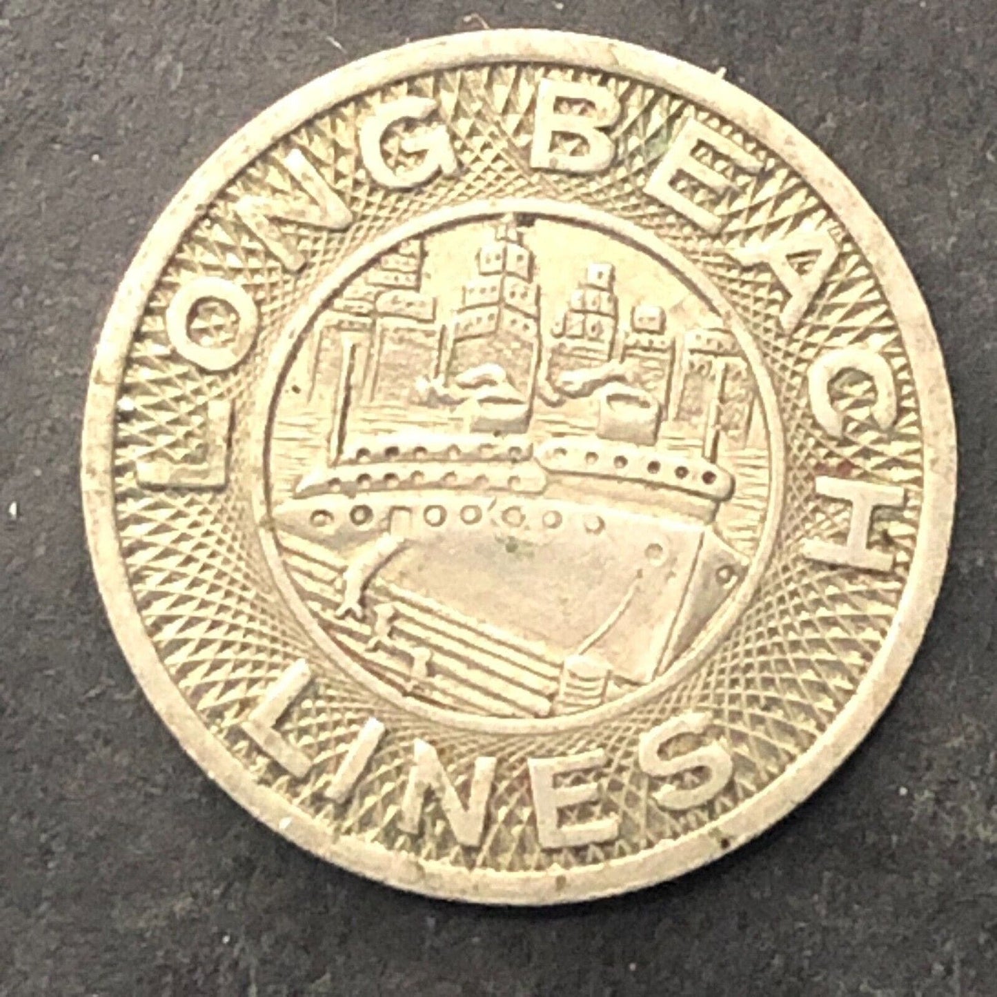 Long Beach Lines California Transit Token WM 16.4mm