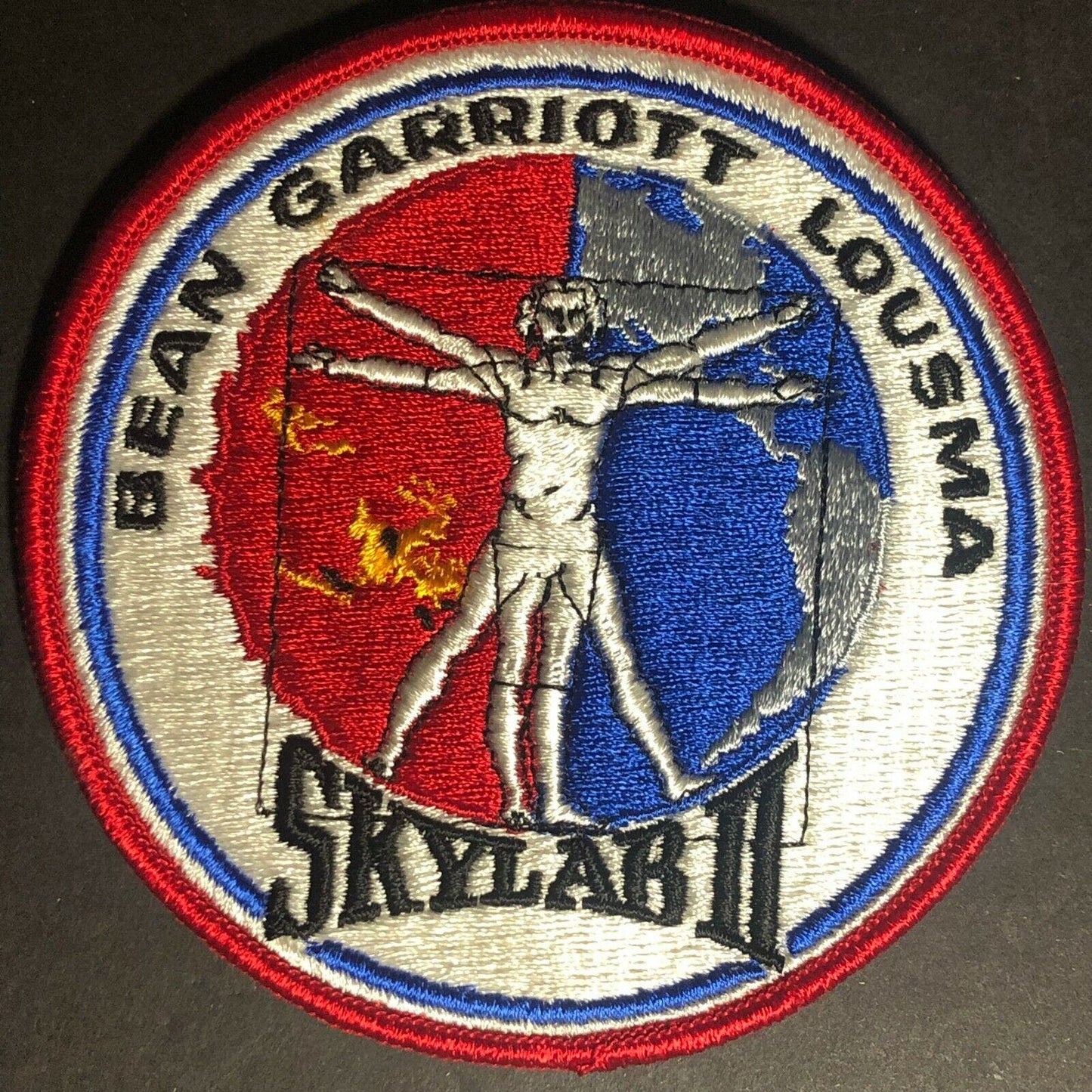 Vintage NASA Skylab II 2 Sean Garriott Lousma Embroidered Patch