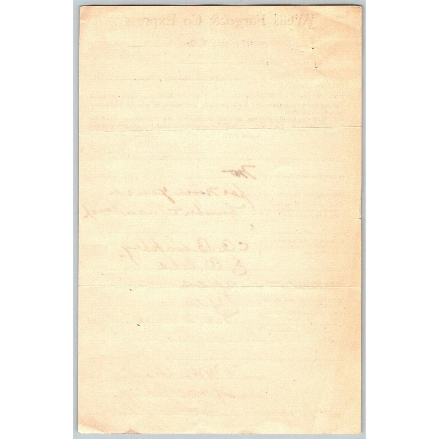 1913 Wells Fargo Express Employment Reference / Testimony LA / Pasadena