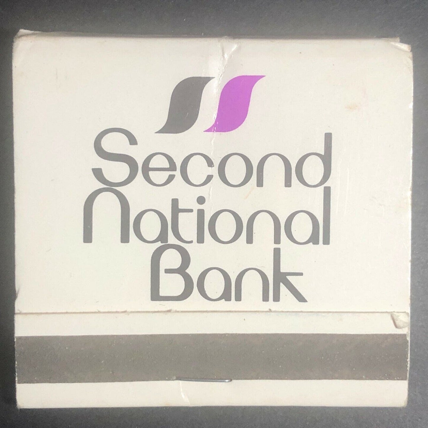 70's-80's Full Matchbook "Second National Bank" "Be Prepared.." New Haven, CT