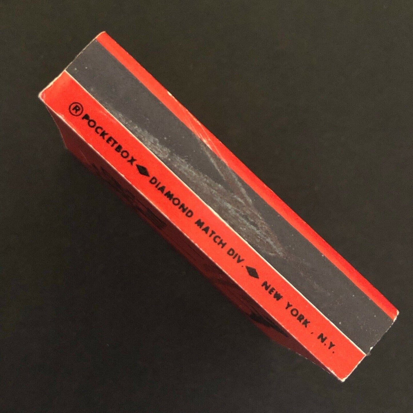 c1970's-80's Wooden Matchbox Matchbook "Top of the Dock" Clinton, CONN