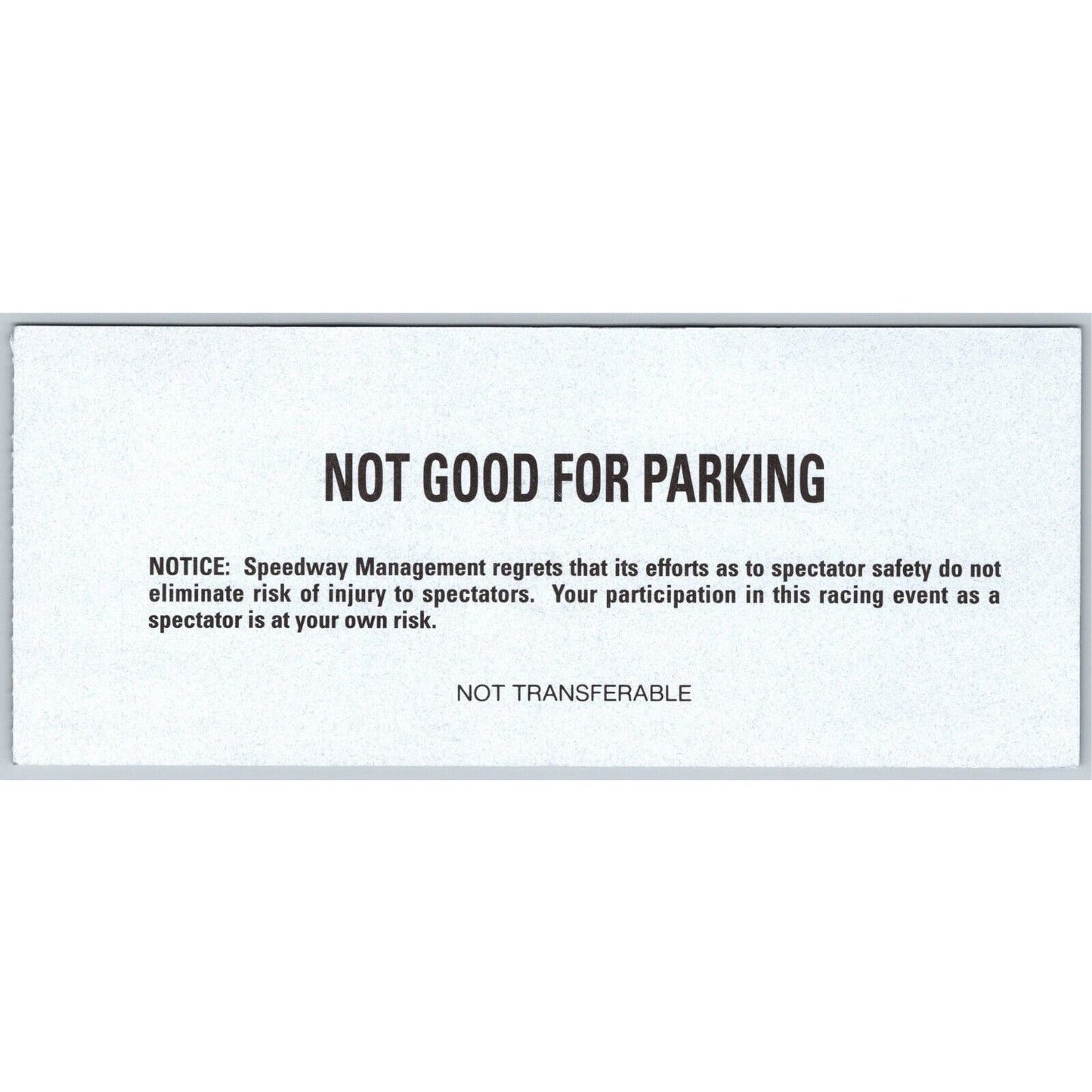 2000 Indy 500 Practice Day Hulman Terrace Ticket Stub Indianapolis #48