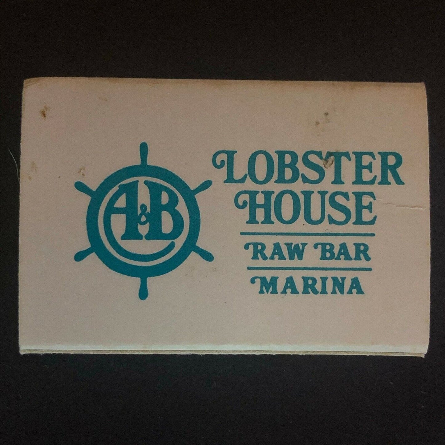 c1970's-80's Wooden Matchbox Matchbook - Lobster House / Raw Bar Key West, FL
