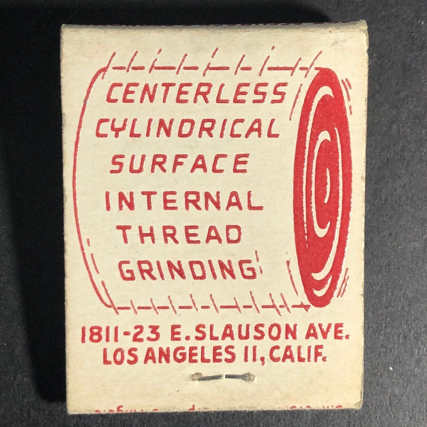 Eason Grinding Co. Los Angeles c1940's-50's VGC Very Scarce Full 20-Strike