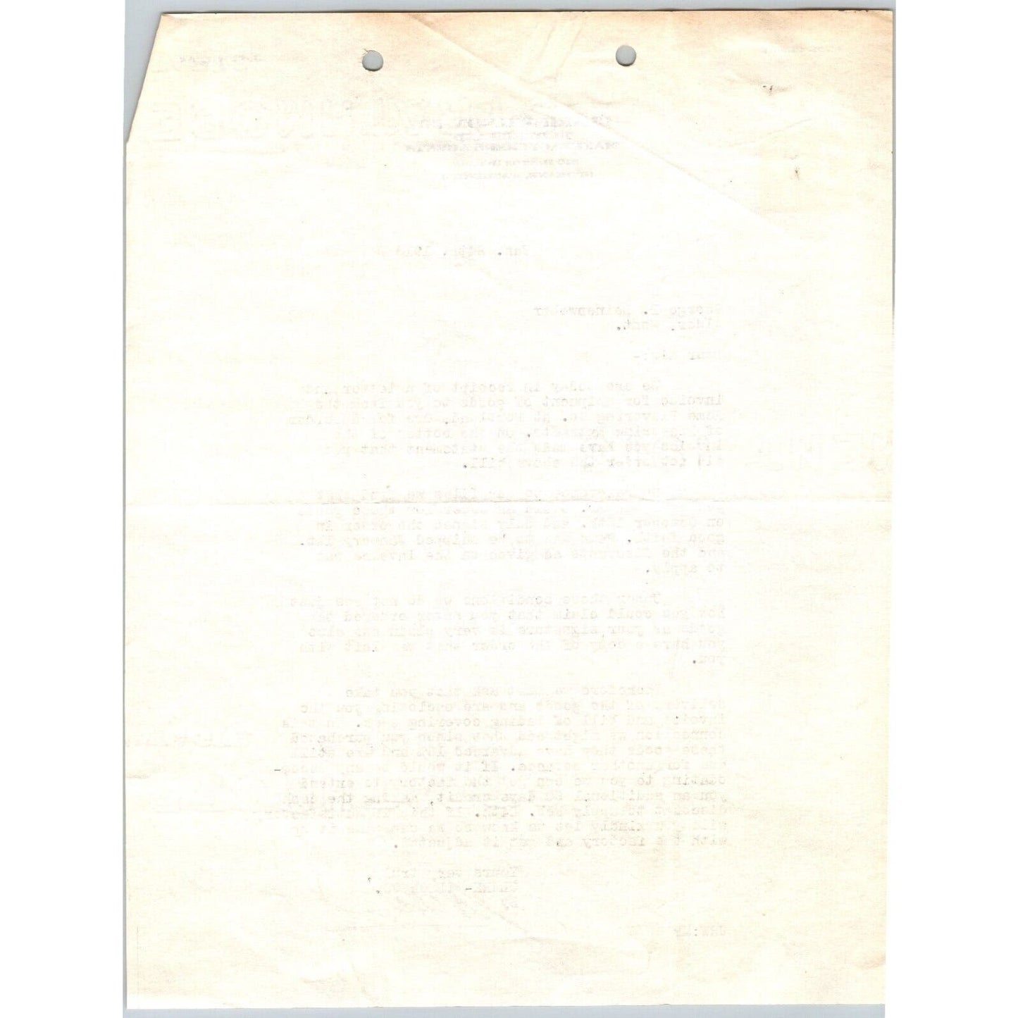 Spokane, WA Clark-Wilson Co. Food Brokers Agents 1906 Letterhead