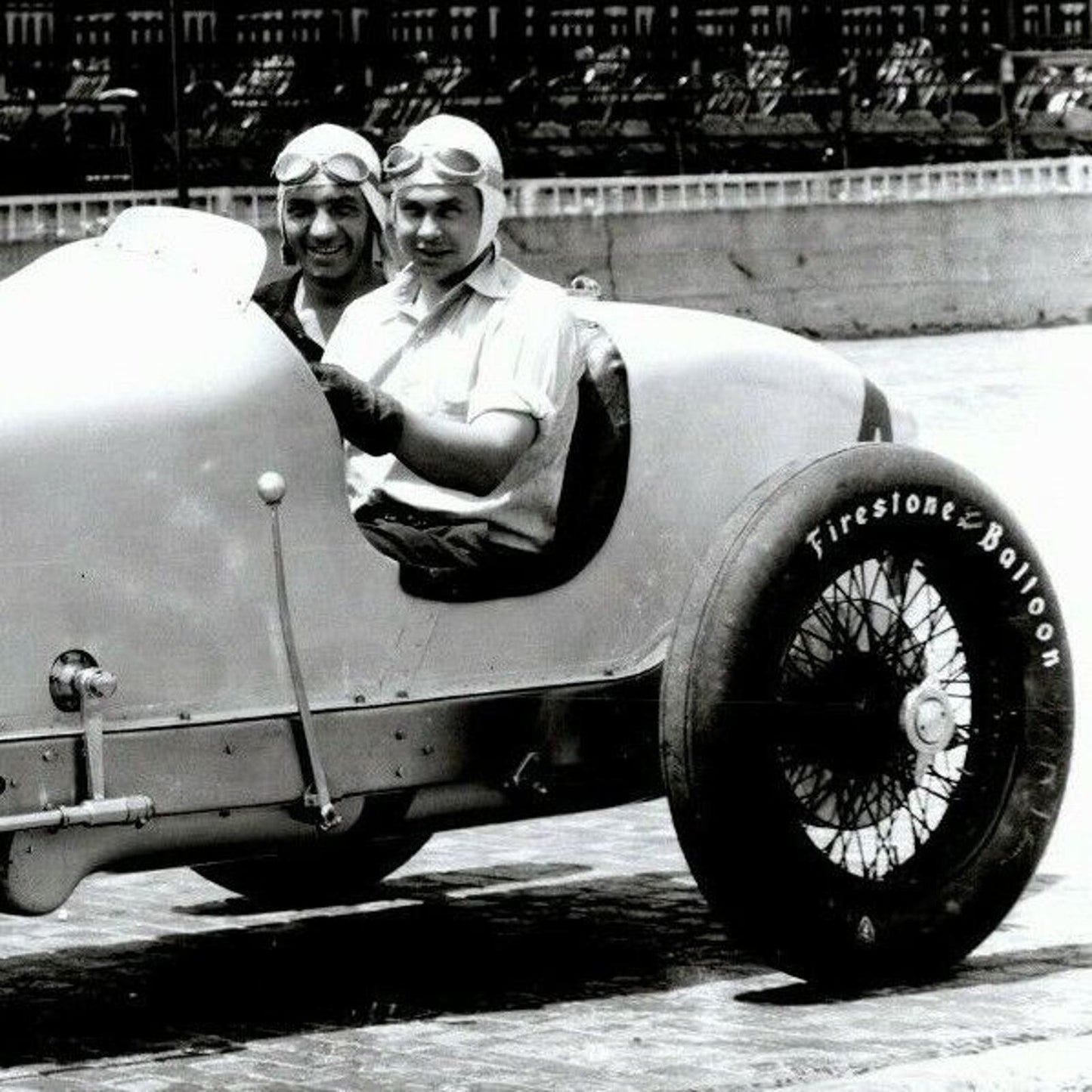 Billy Arnold Indy 500 Winner 1930 - 8 x 10 Glossy B&W Photograph VGC Stamped