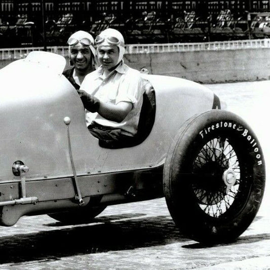 Billy Arnold Indy 500 Winner 1930 - 8 x 10 Glossy B&W Photograph VGC Stamped
