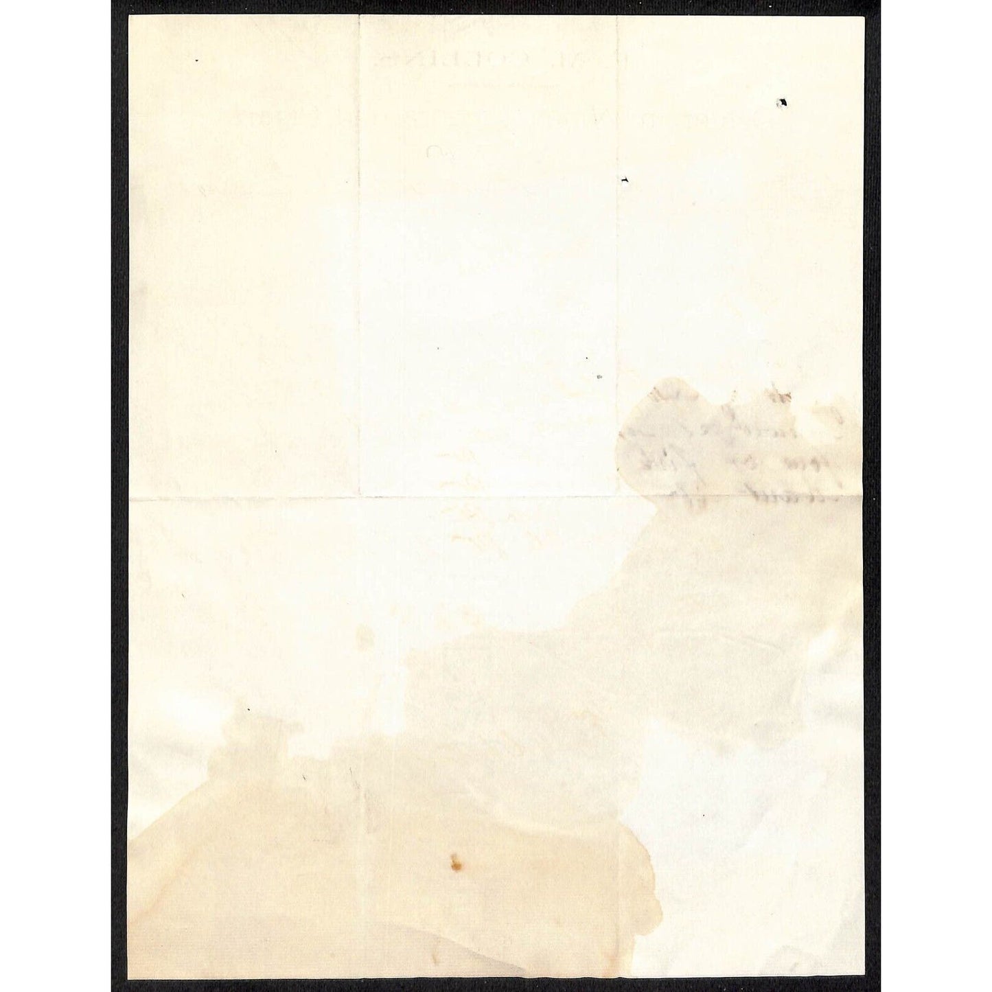 Marysville, MT F. M. Collins Wines Liquors Cigars 1892 Letterhead Switzer