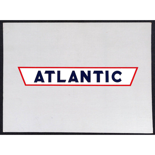 c1950's-60's Atlantic Richfield Gasoline - Petroleum Pair of Mounted Stickers 10