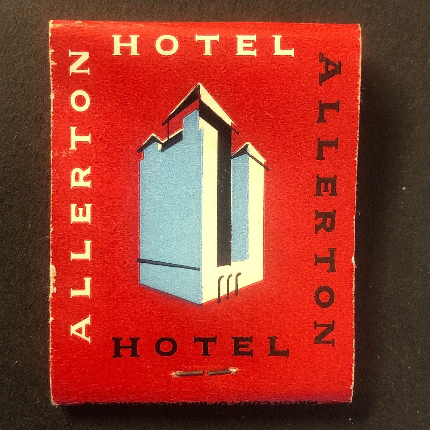 Allerton Hotel Chicago Vintage Mostly Full (-1) Matchbook c1940's-50's Scarce