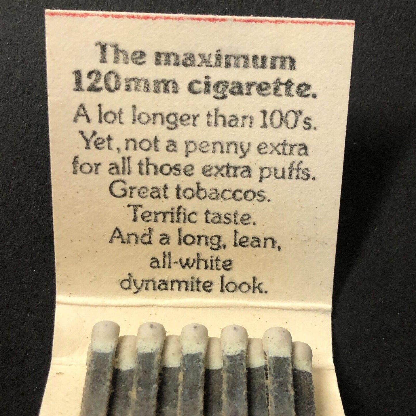 Max Cigarettes "Say Hello to Max" Full Matchbook c1975 Scarce