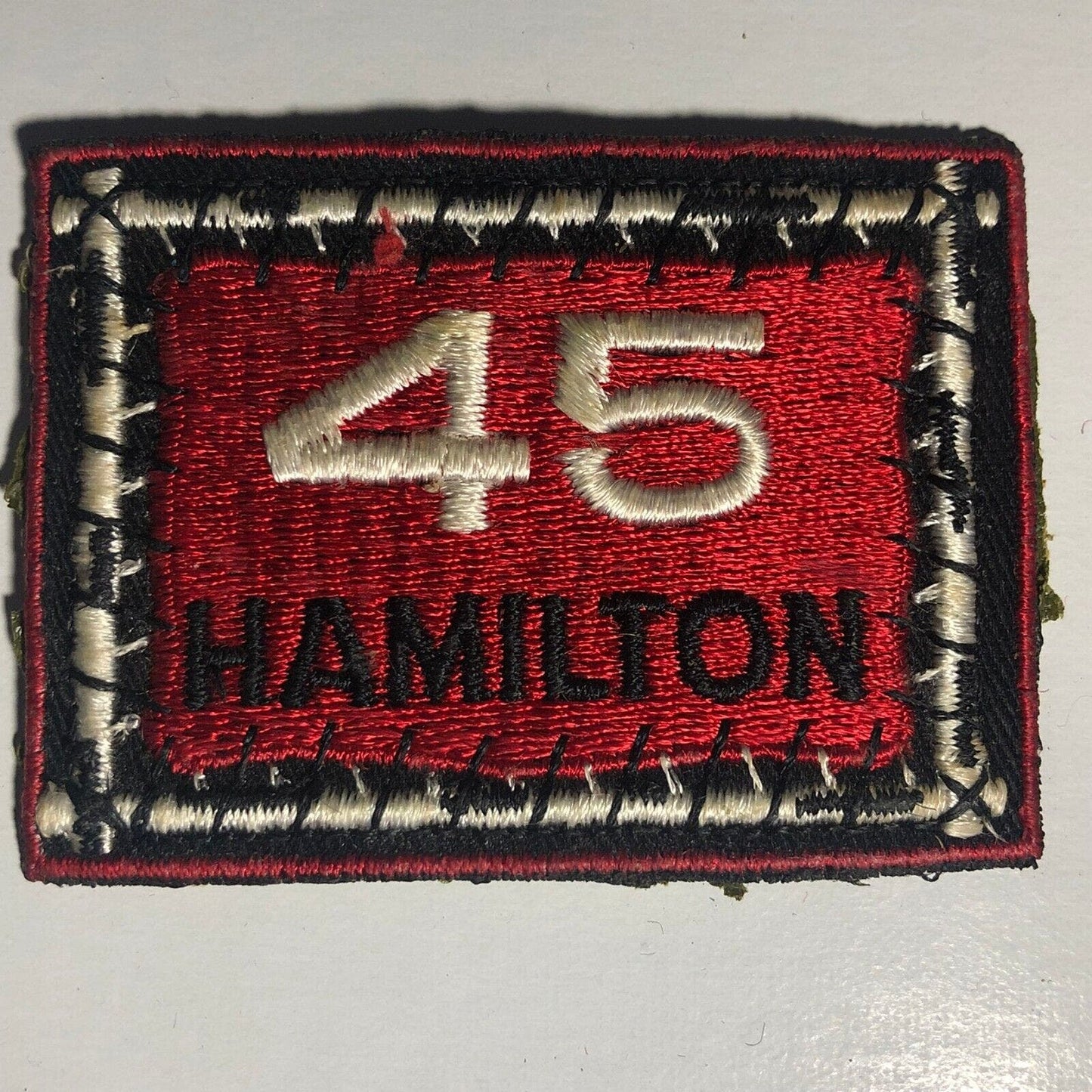 BSA? 45 Hamilton Embroidered Patch - c1960's-70's