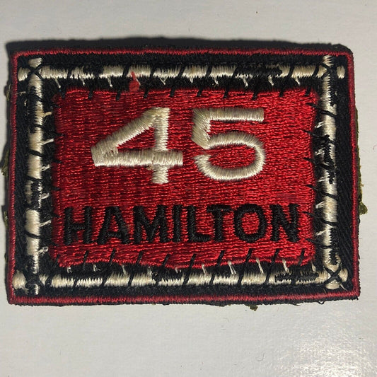 BSA? 45 Hamilton Embroidered Patch - c1960's-70's