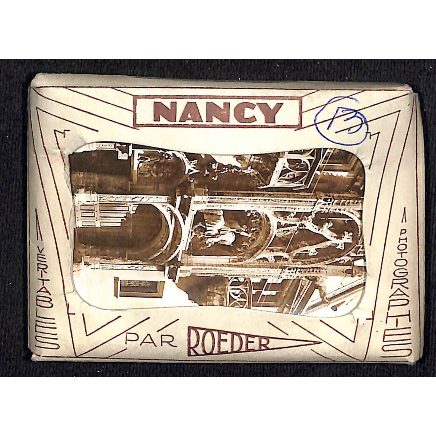 Nancy, France Souvenir Mini RPPC* Postcard Packet - c1957 20 cards Scalloped
