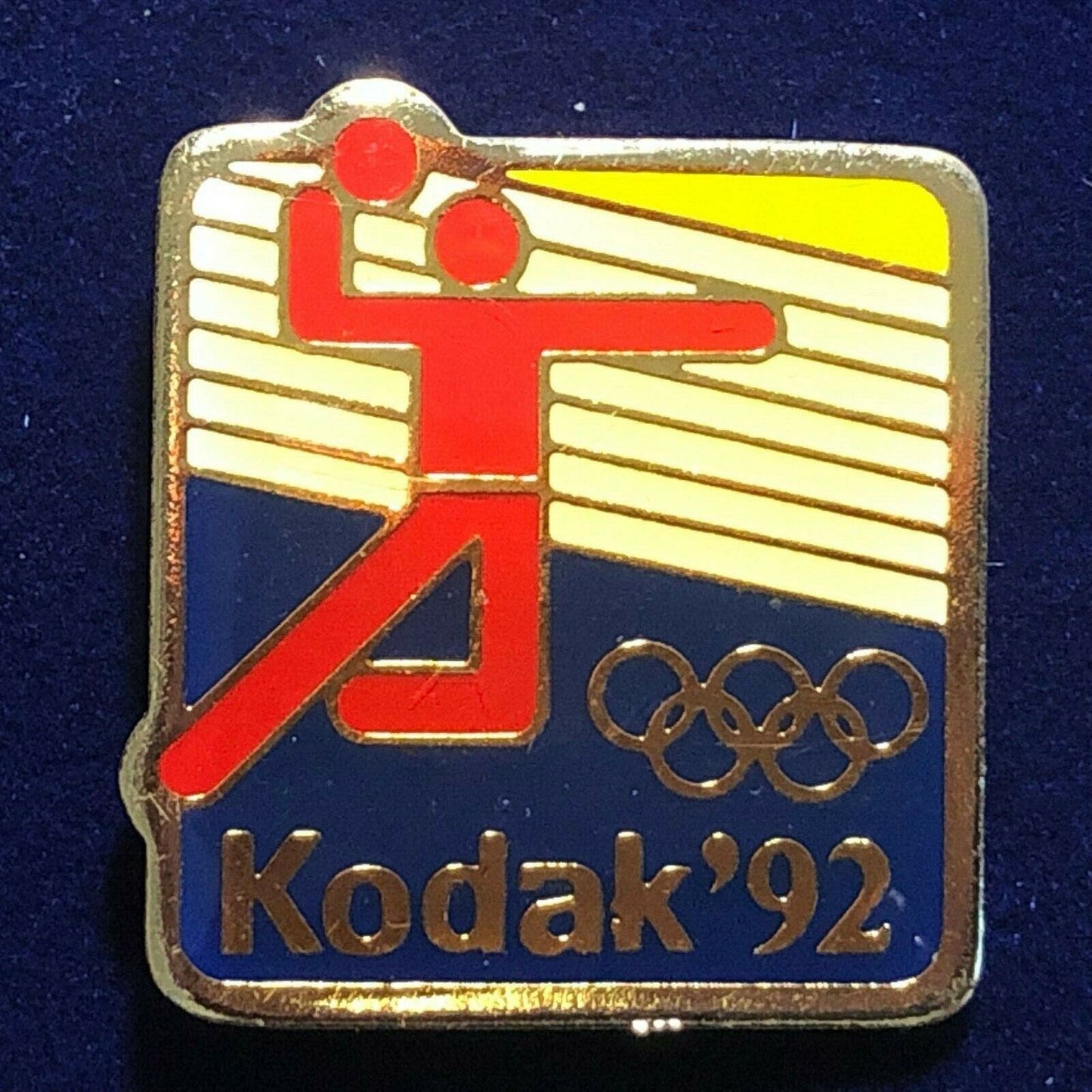 Vintage Kodak Lapel Hat Pin 1992 Olympics - Volleyball