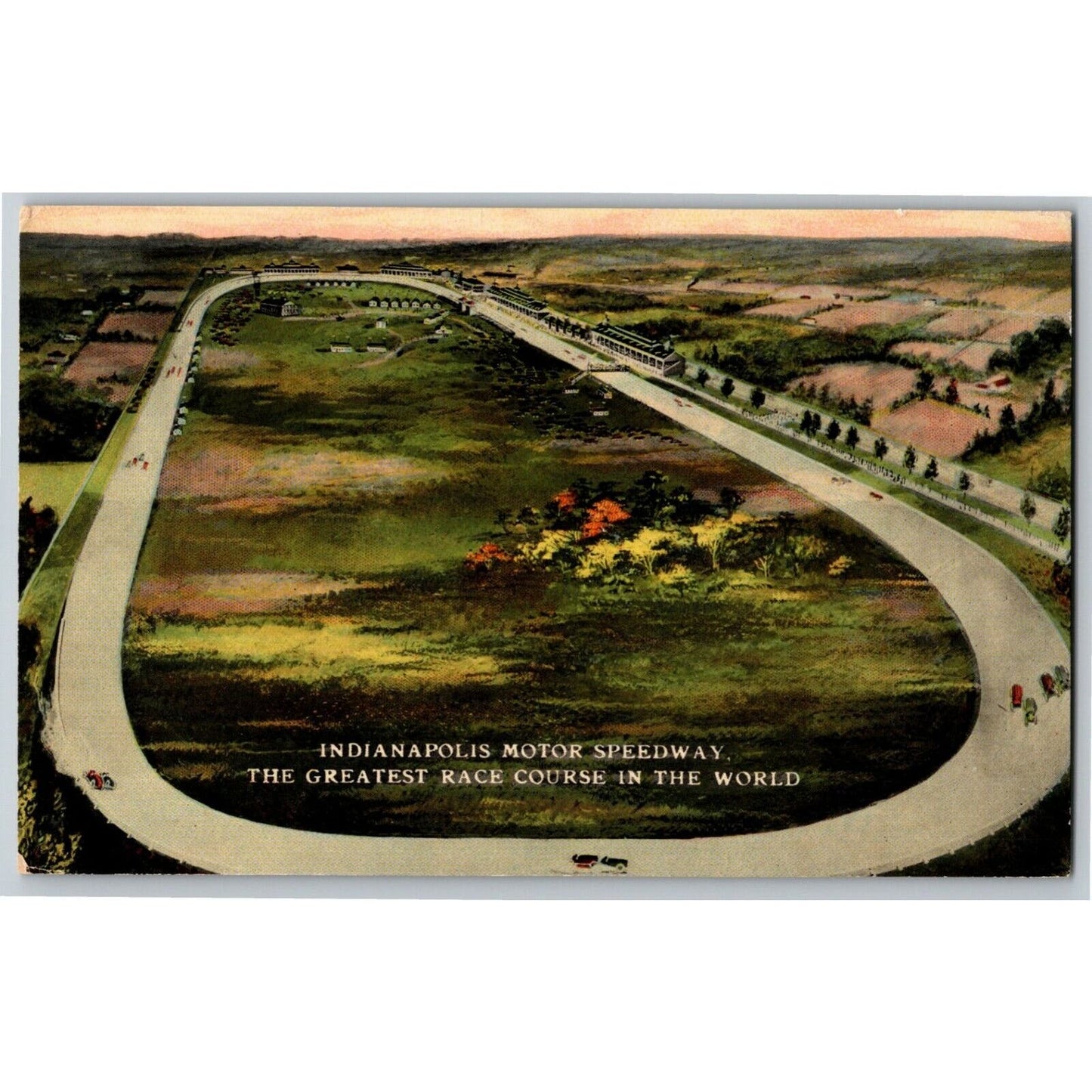 Scarce Indy 500 Postcard c1911 "The Greatest Race Course in the World" (#113)