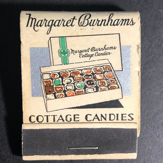 Margaret Burnhams Cottage Candies Oakland c1940's VGC Full 20-Strike Very Scarce