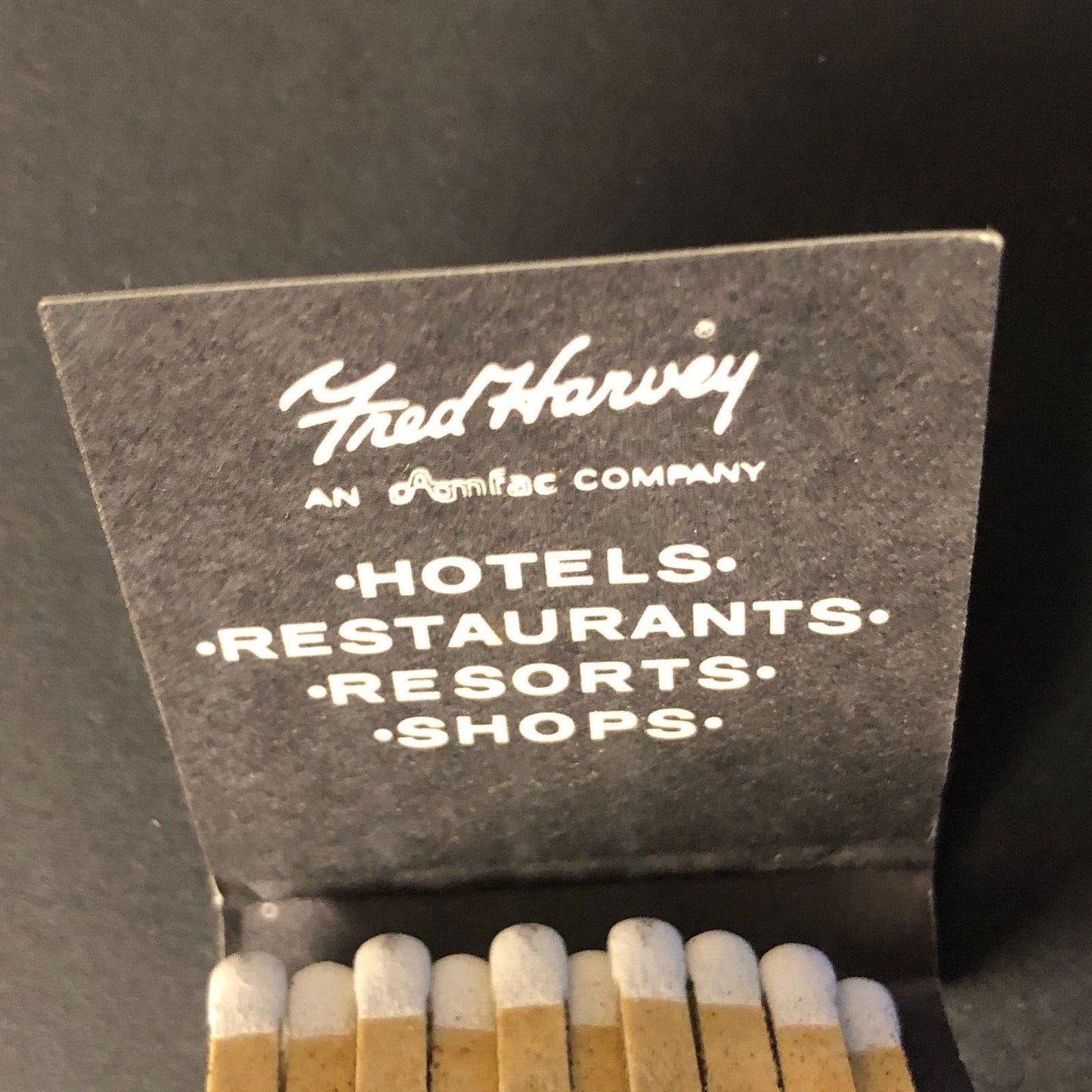 Fred Harvey Restaurants - Near Full (-2) Matchbook c1960's -73