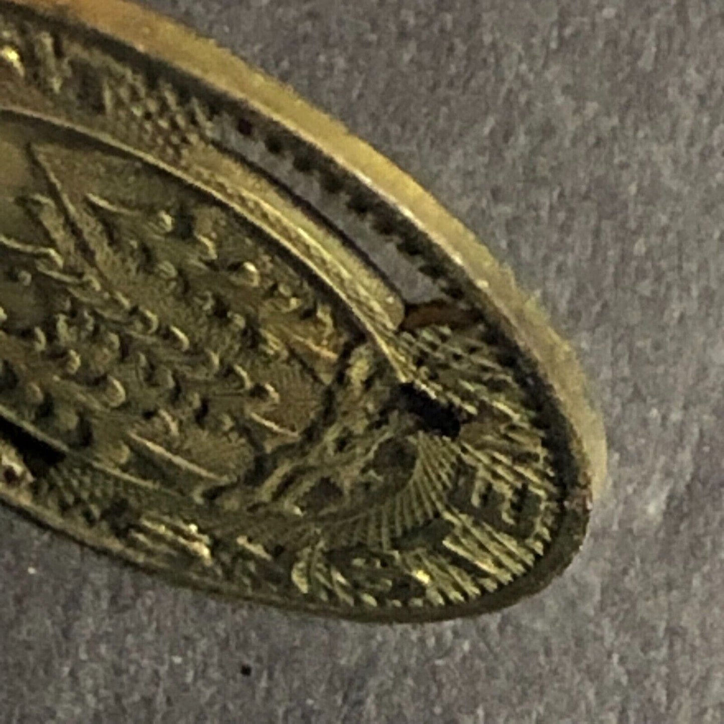 Seattle Transit System - "Good For Child's Fare" Brass Token 20mm w/ Pine Trees