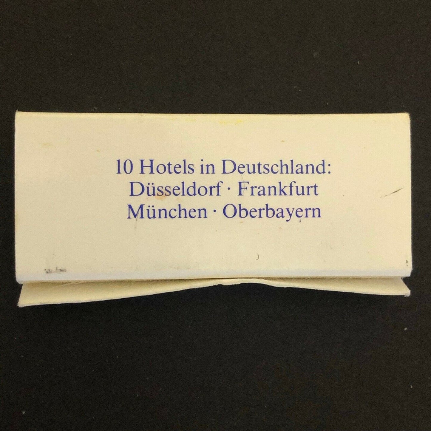 c1970's-80's Wooden Matchbox Matchbook "Arabella Hotels" Deutschland