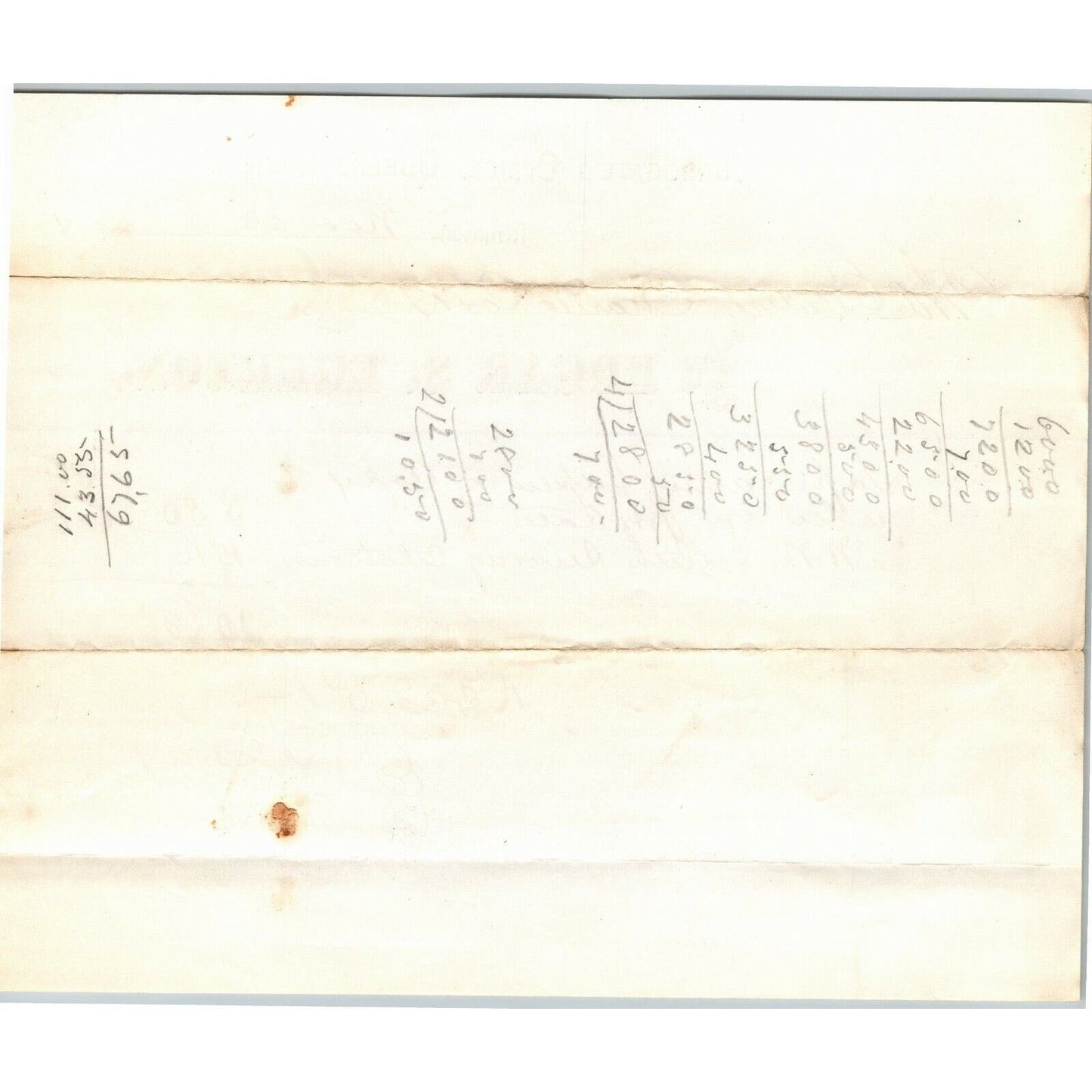 1874 Jamaica, NY Letterhead Surrogate's Office Edgar S. Egerton Signed