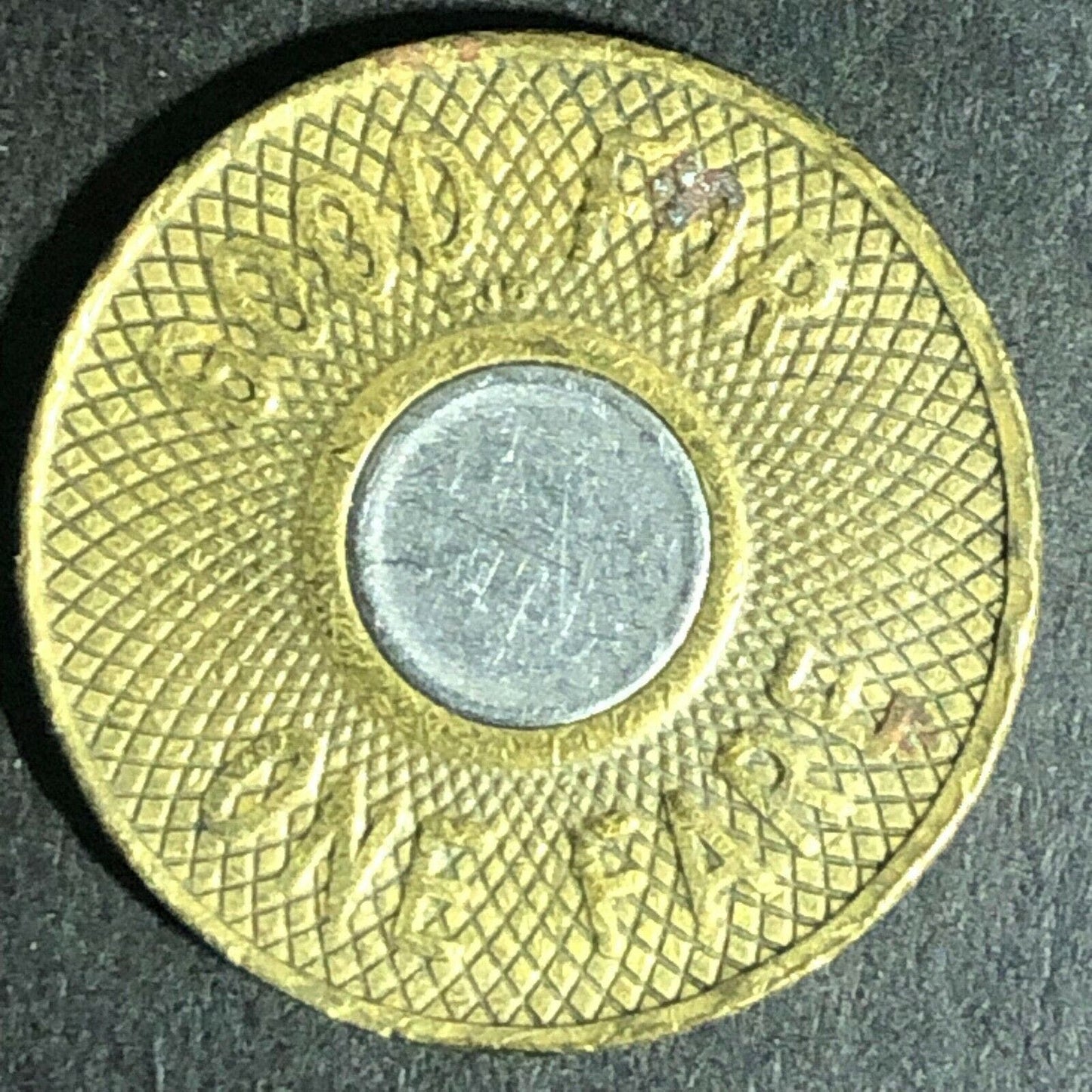 c1988 New York City Transit Authority G/F One Fare Bimetallic Token 22mm (1841)