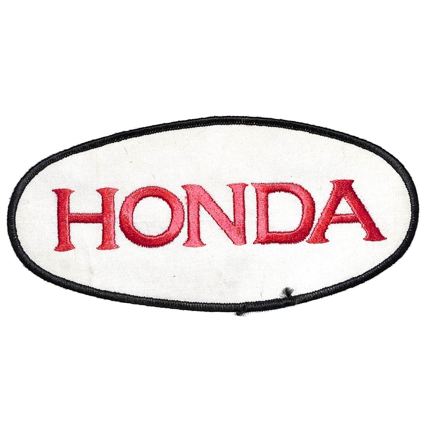 Honda Large Vintage Embroidered Patch c1980's-90's - VGC Oval 8"