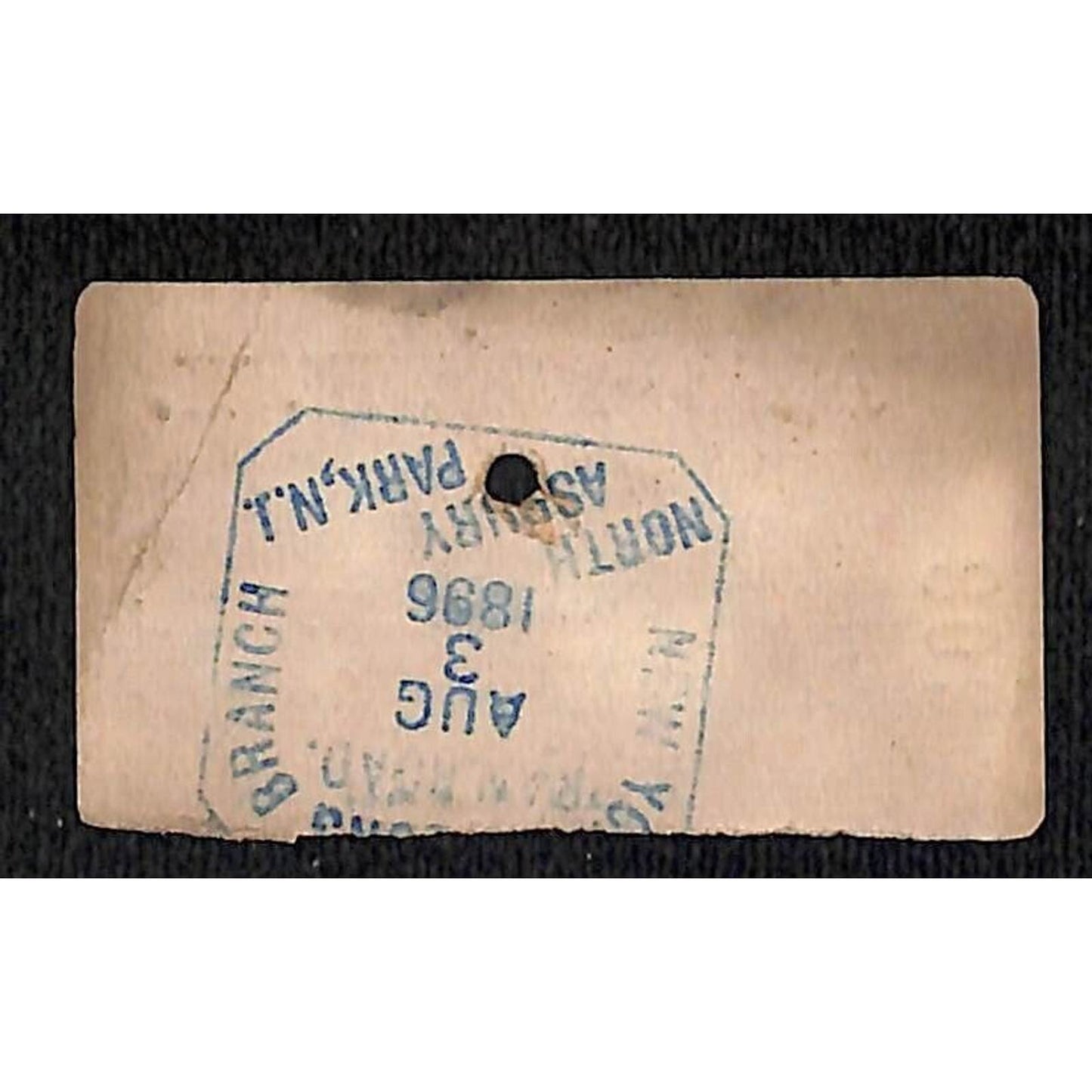 New York & Long Branch Railroad 1896 Albany, NY / North Asbury Park #803