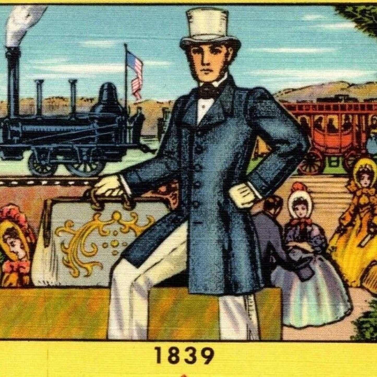 Railway Express Exhibit 1940 San Francisco World's Fair Linen Postcard