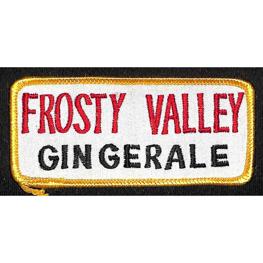 Frosty Valley Ginger Ale Embroidered Soda Patch c1940's-1950's ?? Scarce