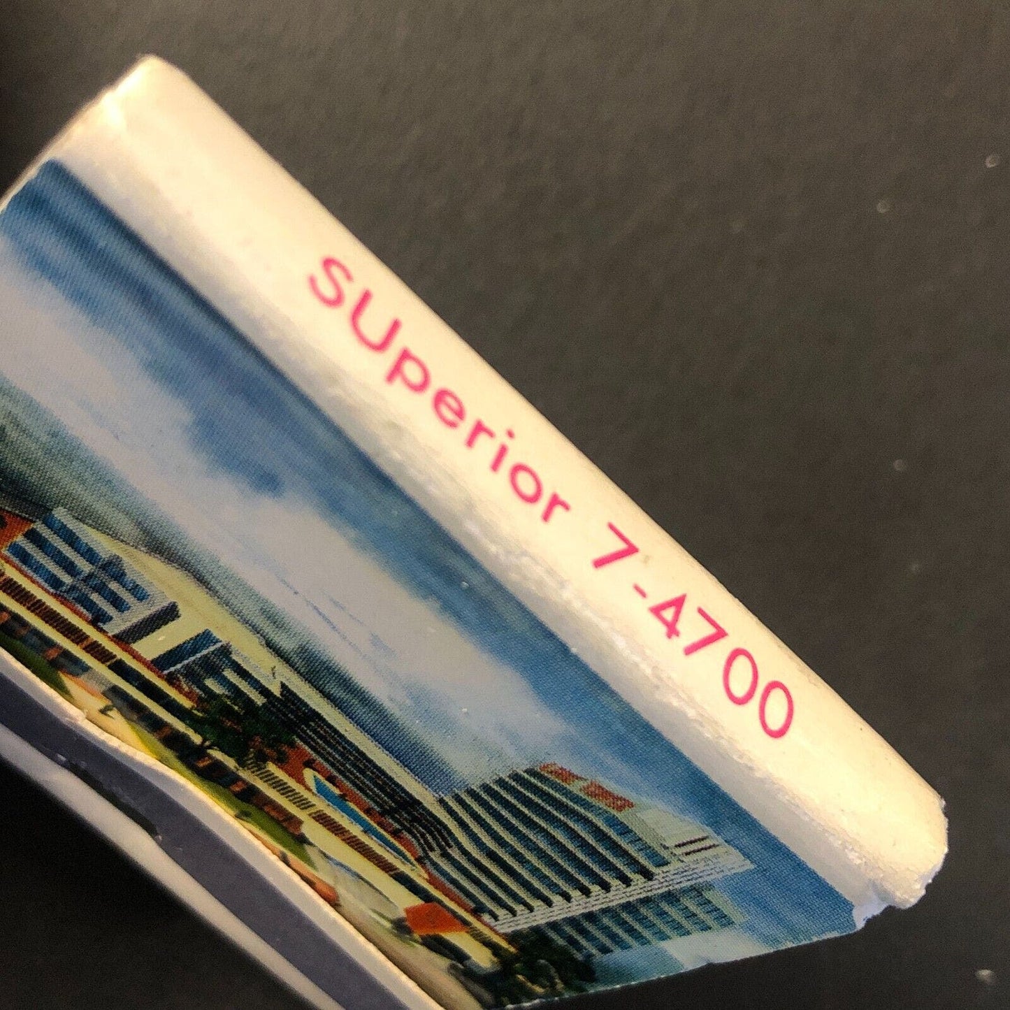 Lake Tower Motel Chicago Full Vintage Matchbook c1960's VGC Scarce