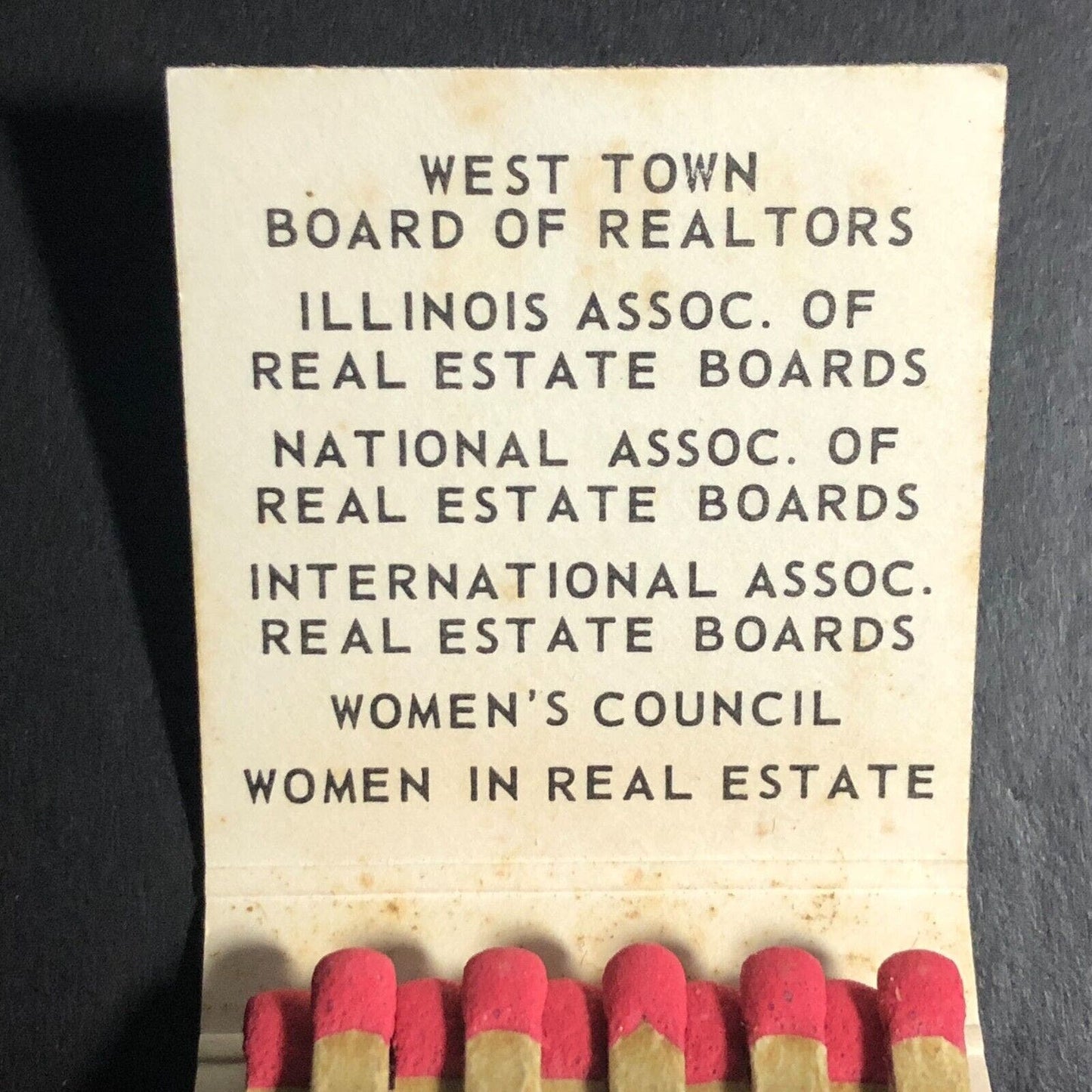 Agnes Sells Real Estate Sales GRI Berwyn, IL Full Matchbook c1968-73 VGC