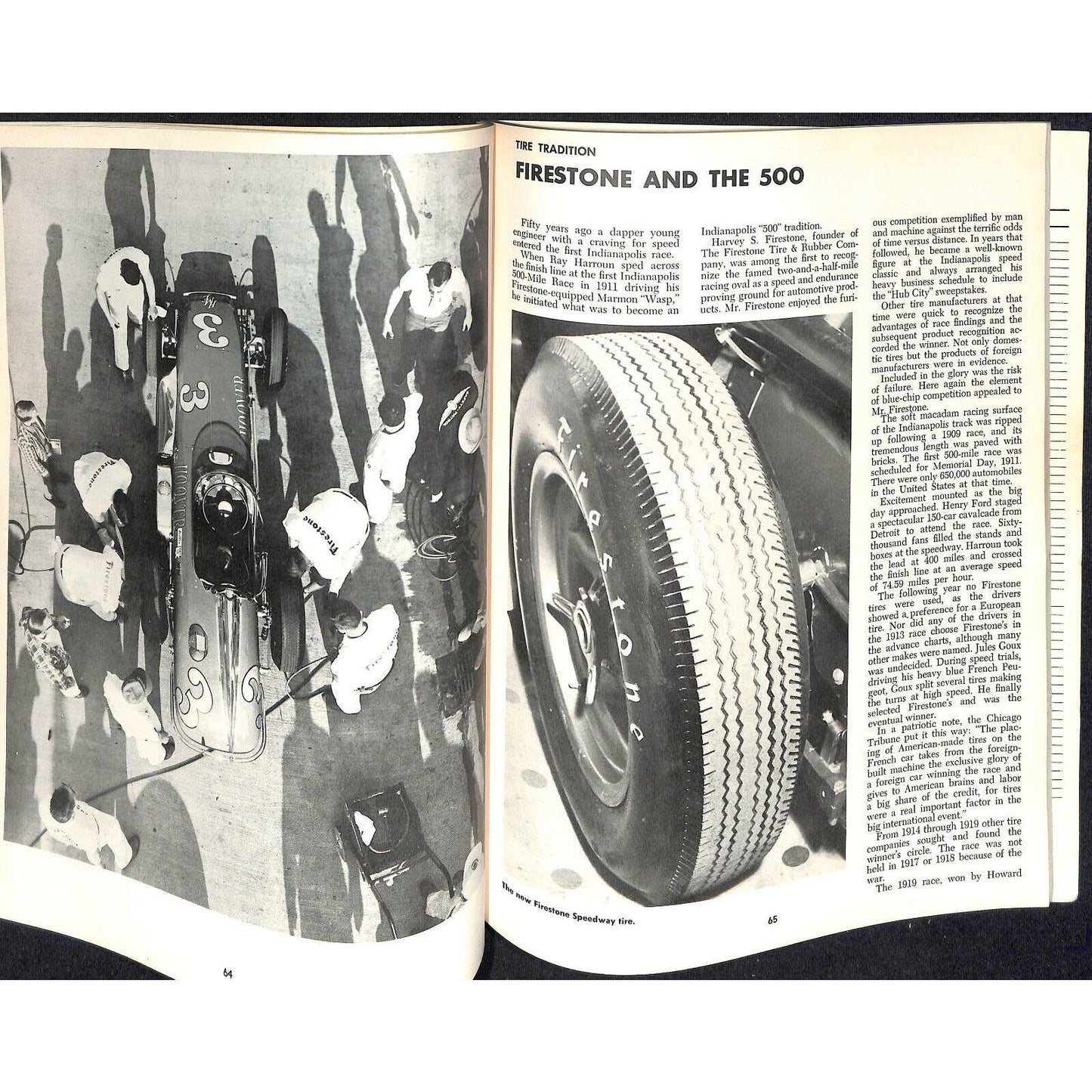 1961 Indy 500 Floyd Clymer's Indianapolis Yearbook IMS 160pp - VGC